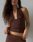 Isabela top - Brown