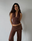 Isabela top - Brown