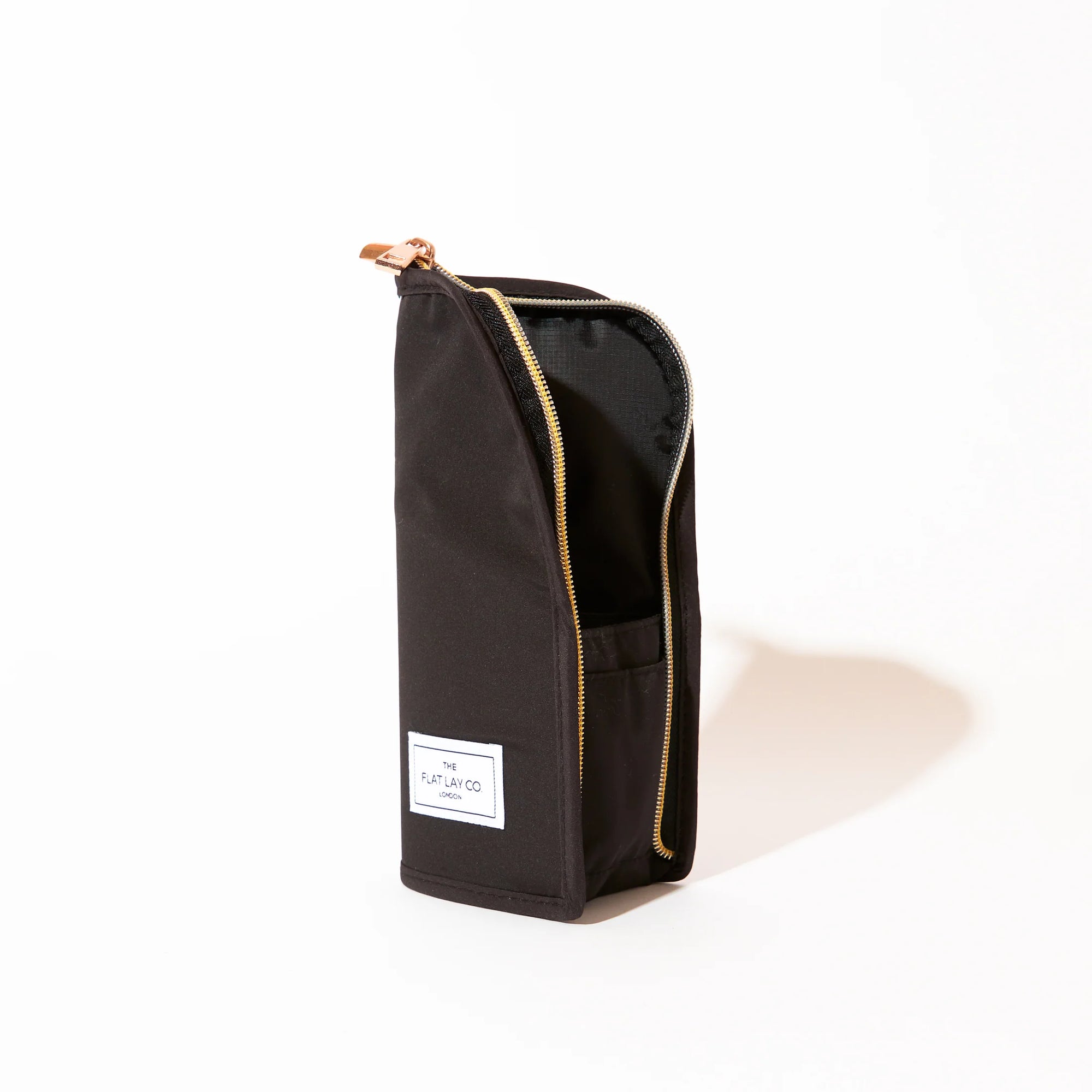 Standing Makeup Brush Case - Classic Black