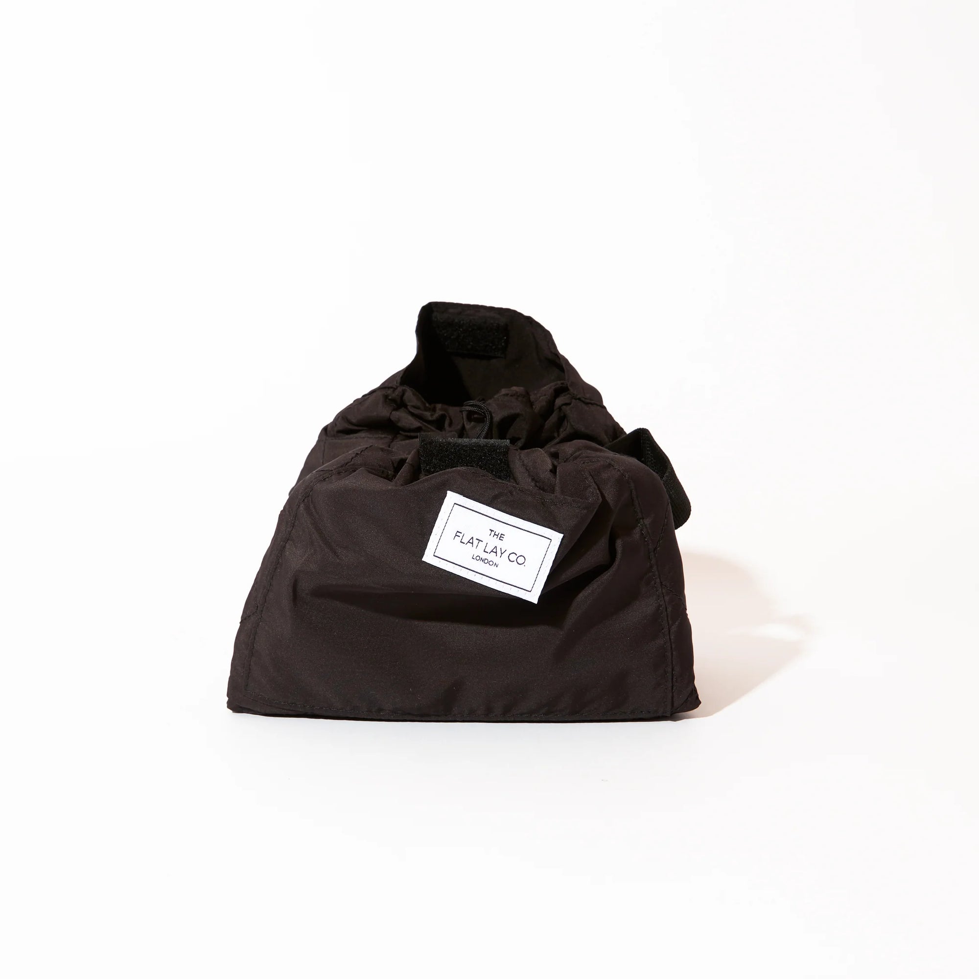 Drawstring Flat Lay Makeup Bag - Classic Black