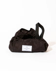 Mini Drawstring Flat Lay Makeup Bag - Classic Black