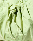 Parachute Drawstring Flat Lay Makeup Bag - Light Green