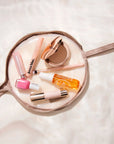 Lunar Flat Lay Makeup Pouch - Taupe
