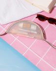 Lunar Flat Lay Makeup Pouch - Taupe