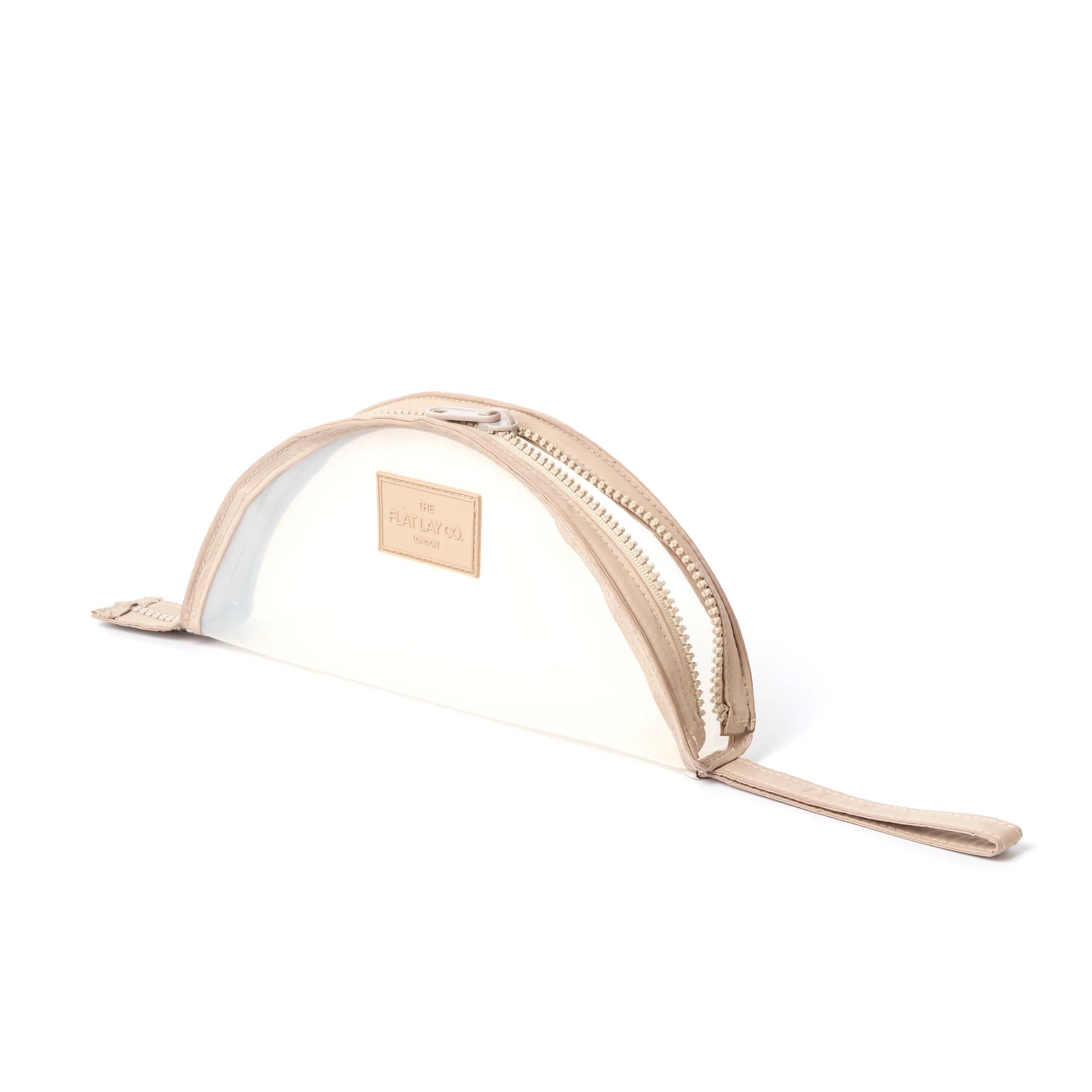 Lunar Flat Lay Makeup Pouch - Taupe