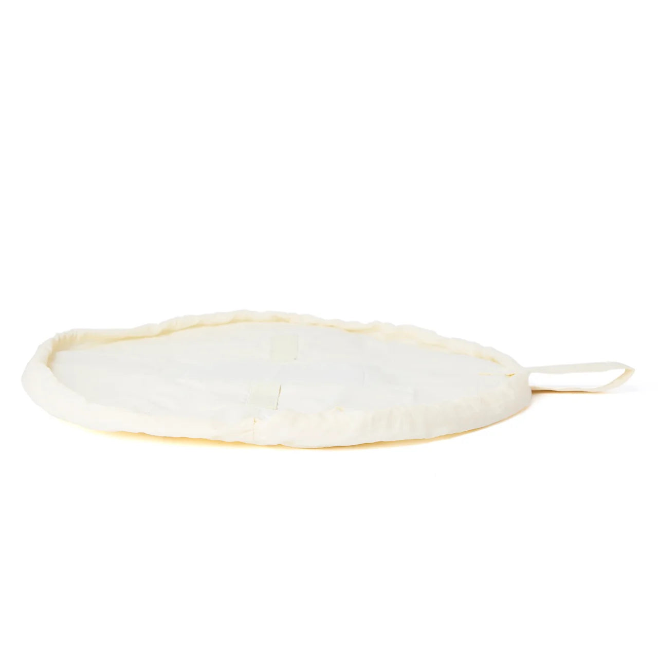 Parachute Drawstring Flat Lay Makeup Bag - Vanilla
