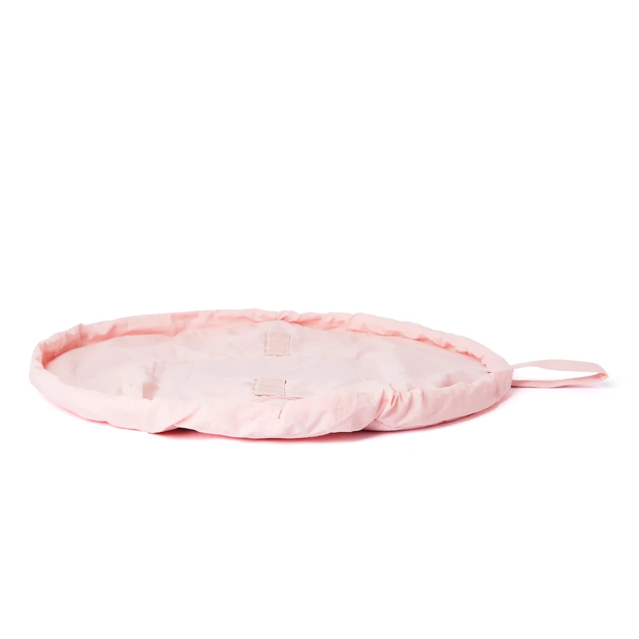 Parachute Drawstring Flat Lay Makeup Bag - Sweet Pink Hearts