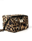 Marshmallow Flat Lay Makeup Box Bag - Warped Leopard