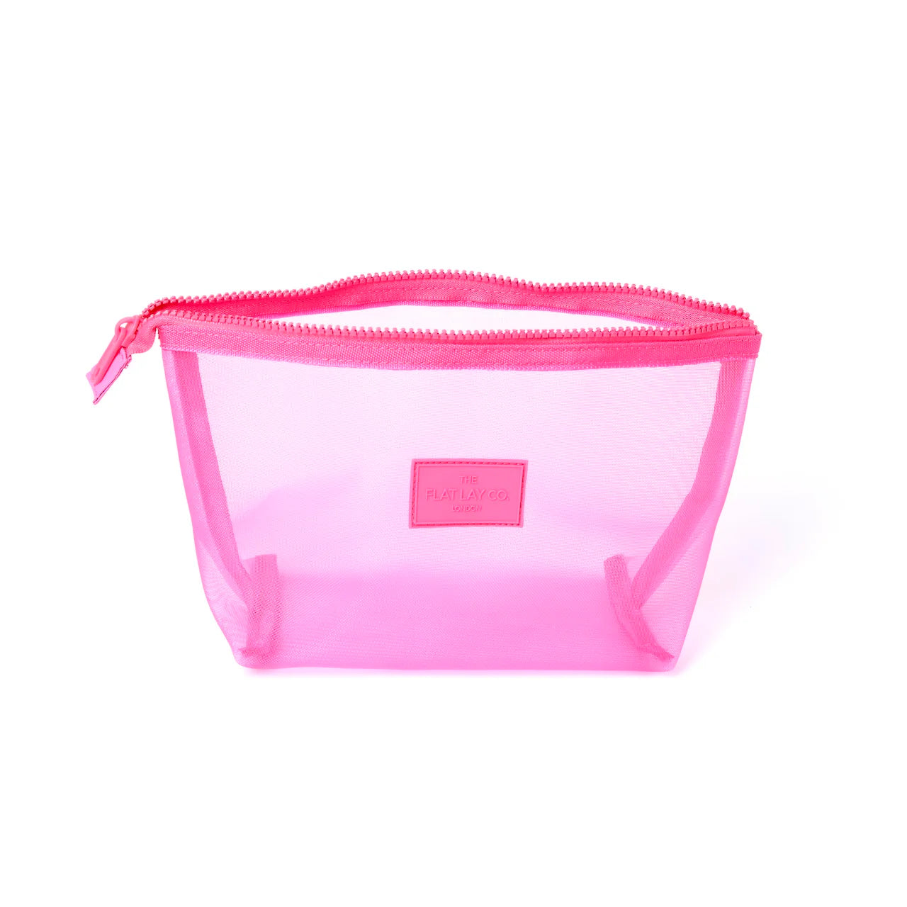 Mesh Essential Makeup Pouch - Hot Pink