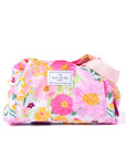 Drawstring Makeup Bag - Bouquet Flowers
