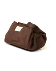 Drawstring Makeup Bag - Espresso