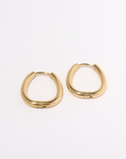 Minimal Oval hoops