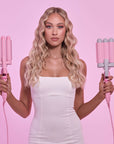 Mermade Pro Mini Hair Waver - 25mm Pink