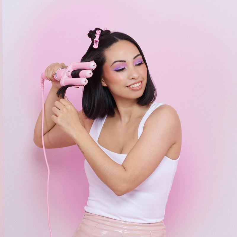 Mermade Pro Mini Hair Waver - 25mm Pink