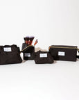 Drawstring Flat Lay Makeup Bag - Classic Black