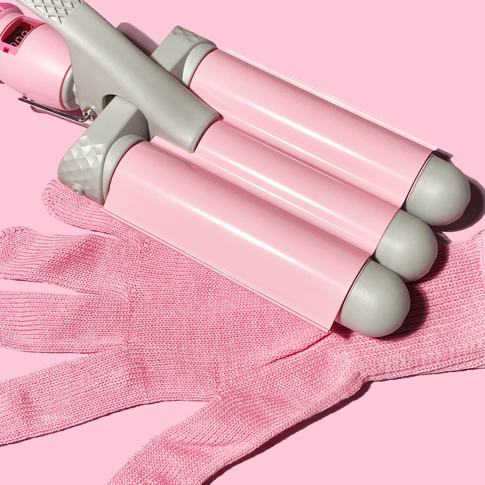 Mermade Pro Hair Waver - 32mm Pink
