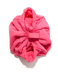 Parachute Drawstring Flat Lay Makeup Bag - Hot Pink