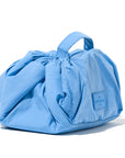 Parachute Drawstring Flat Lay Makeup Bag - Blue