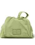 Parachute Drawstring Flat Lay Makeup Bag - Light Green