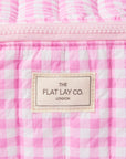 Makeup Box Bag - Pink Gingham