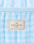 Makeup Box Bag - Blue Gingham