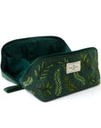 Makeup Box Bag - Green Leaves