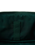 Makeup Box Bag - Green Leaves