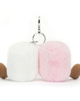 Pair Of Marshmallows Bag Charm