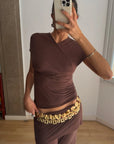 Isabela top - Brown
