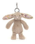 Blossom Beige Bunny Bag Charm - Petal