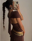 Isabela top - Brown