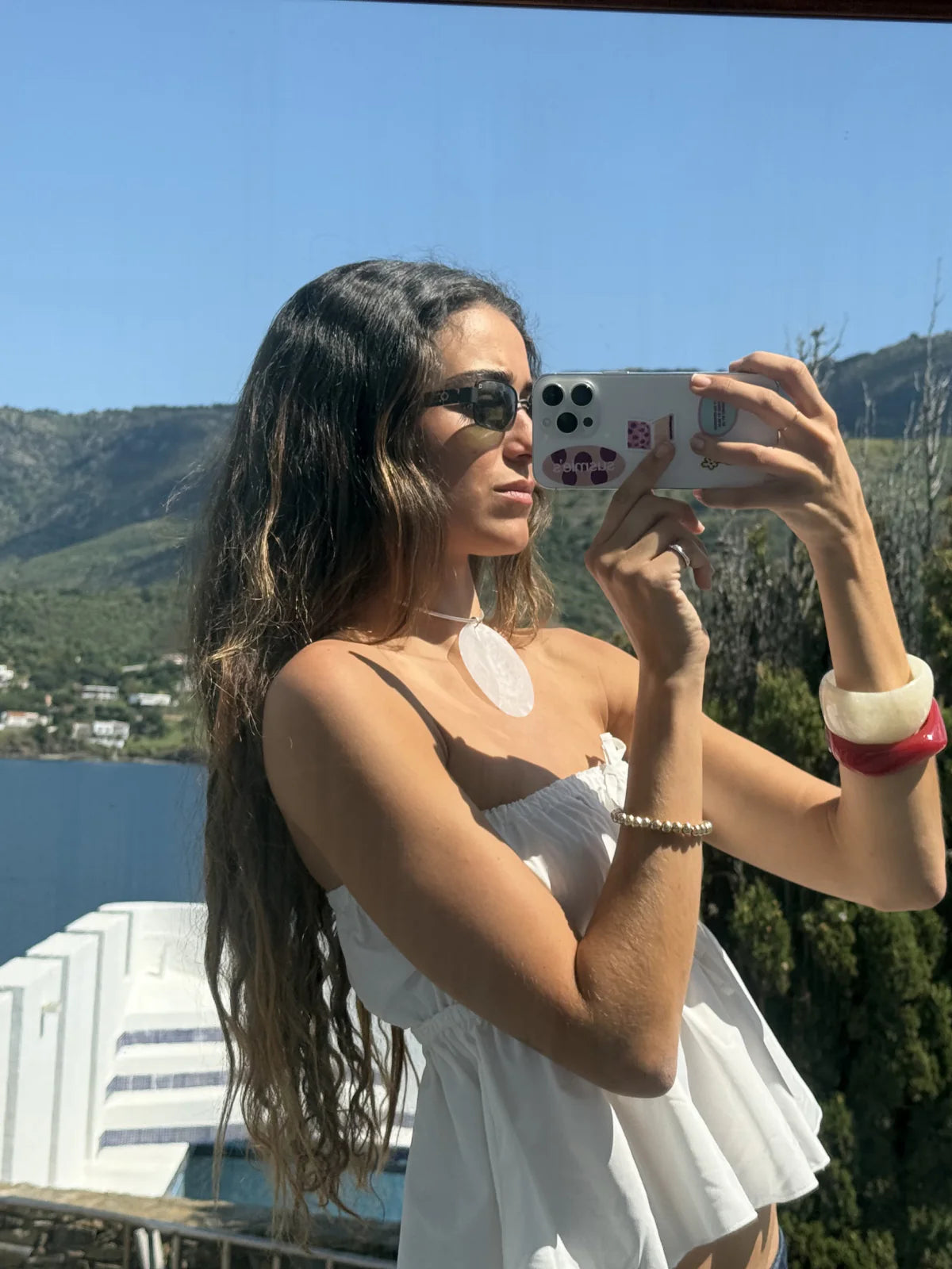 Camila Cream top/skirt