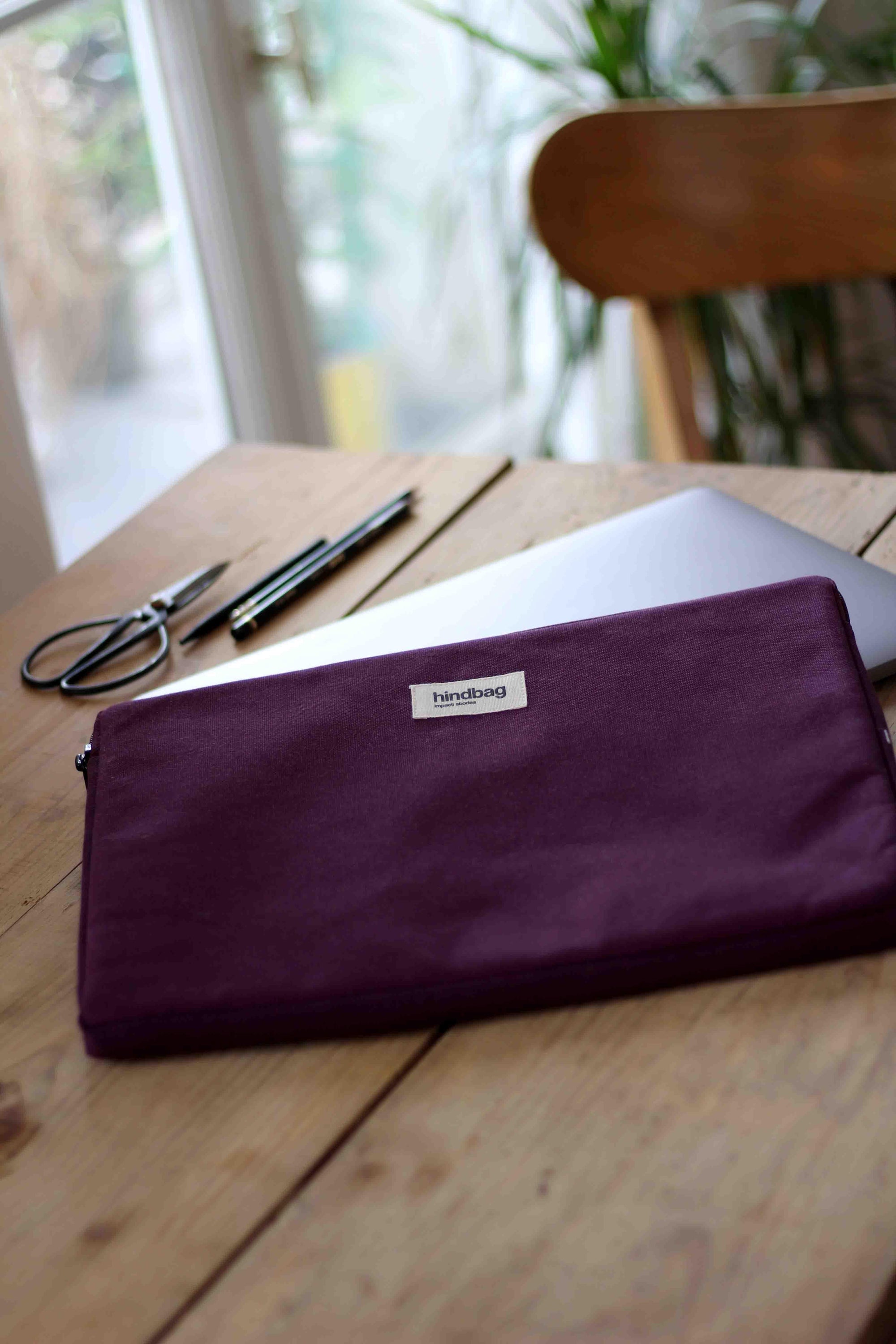 Ava laptop sleeve - Plum