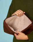 Ava laptop sleeve - Chocolate