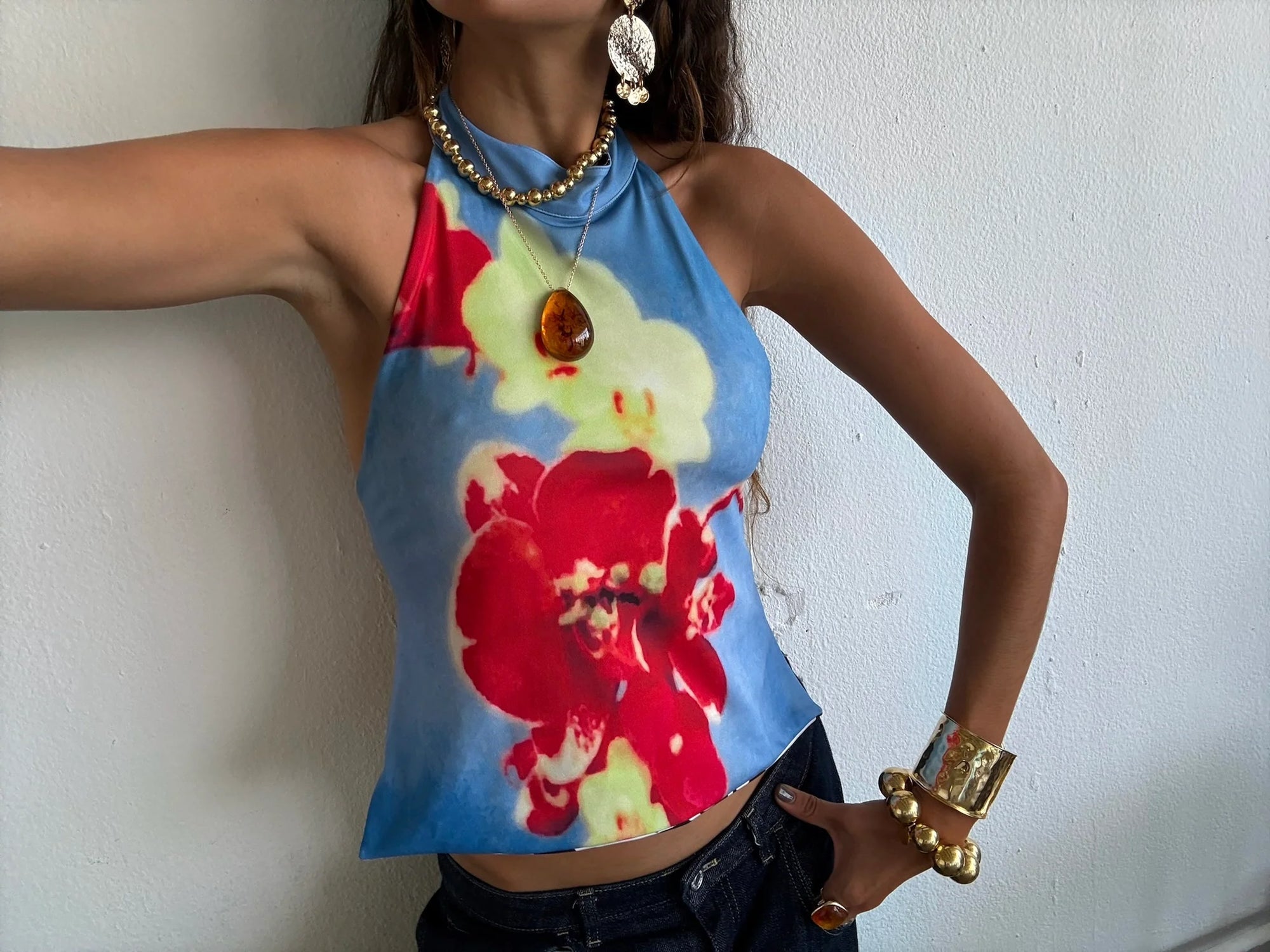 Reversible top - Camelia