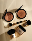 Dripping Gold Body Contouring Kabuki Brush