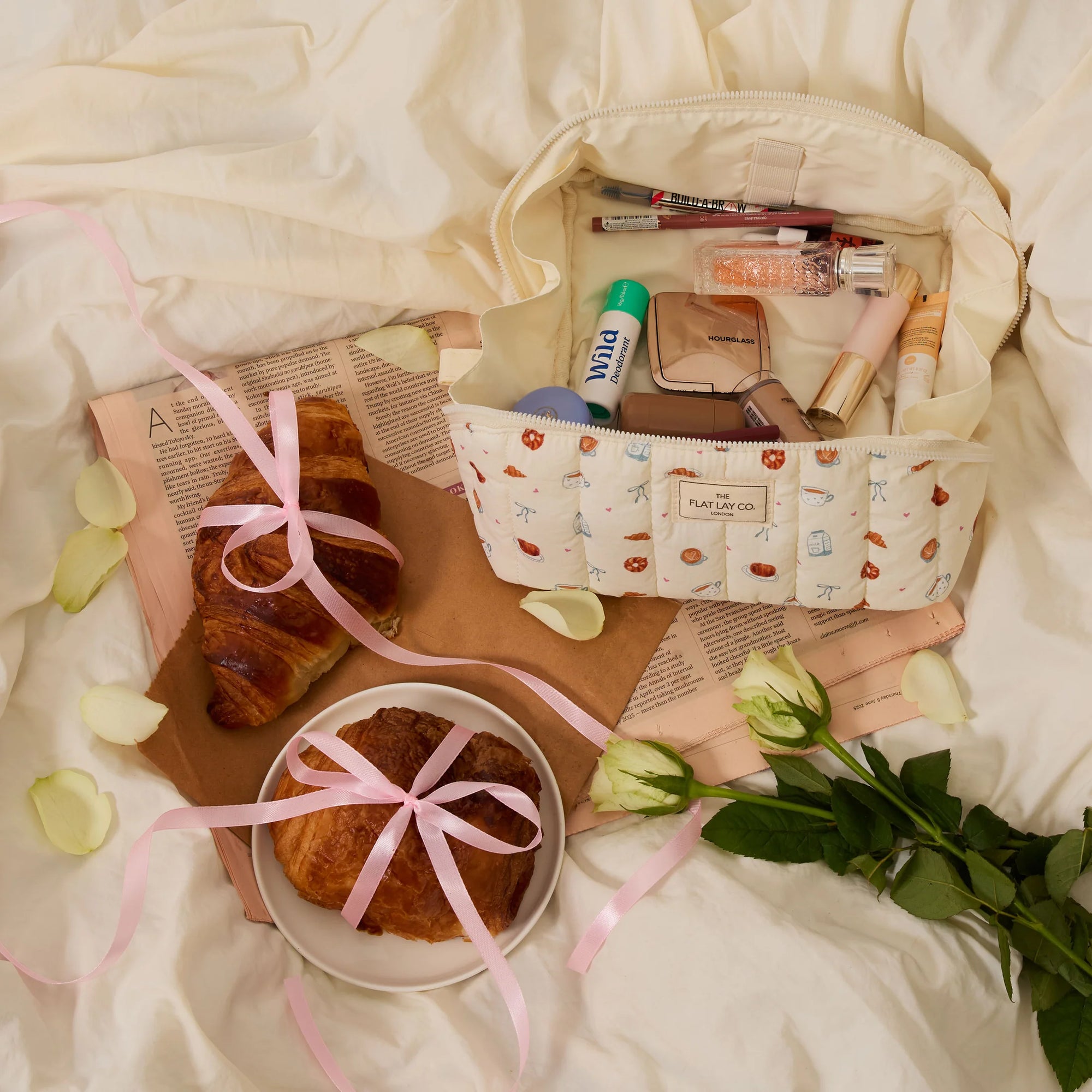 Marshmallow Makeup Box Bag - Patisserie