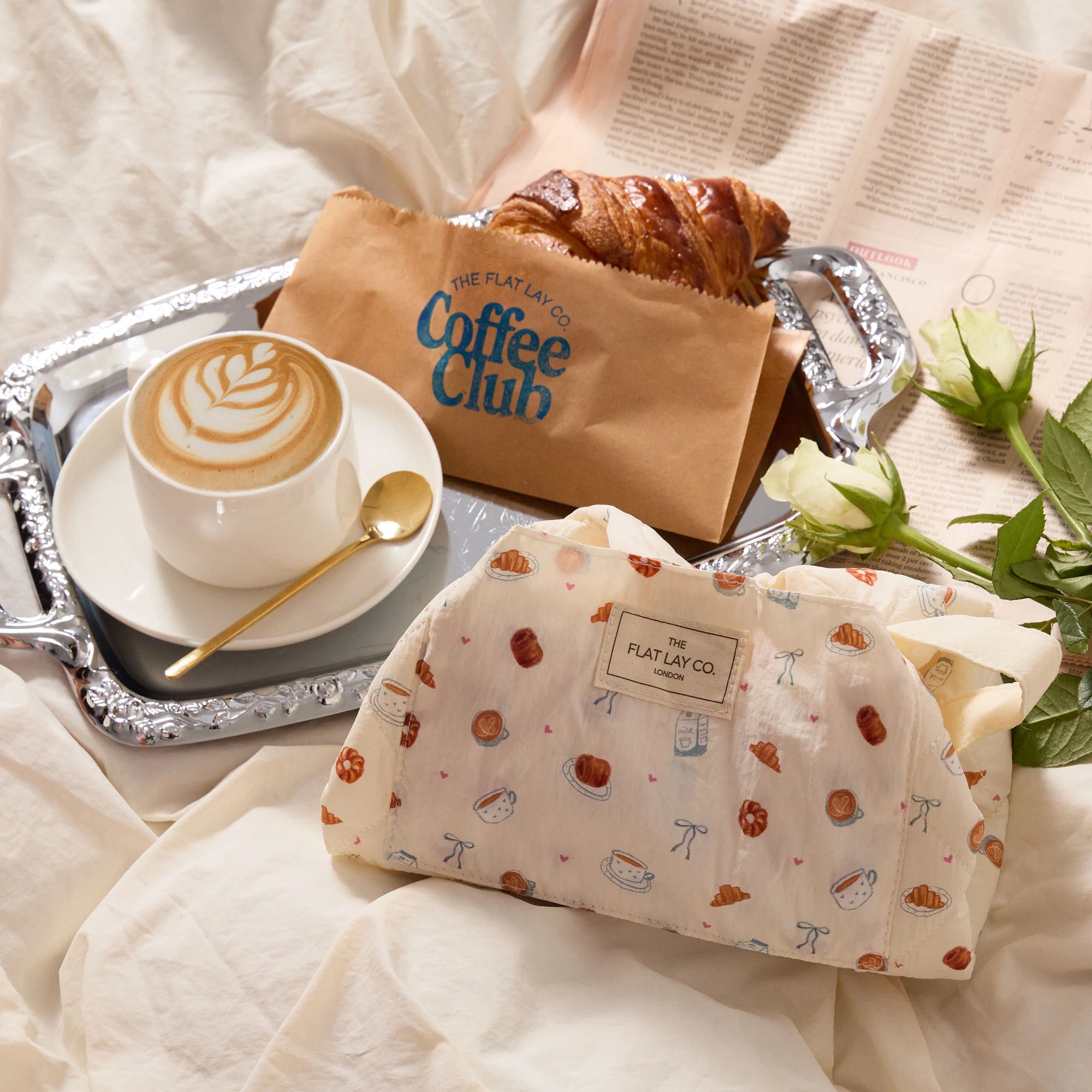 Parachute Drawstring Makeup Bag - Patisserie