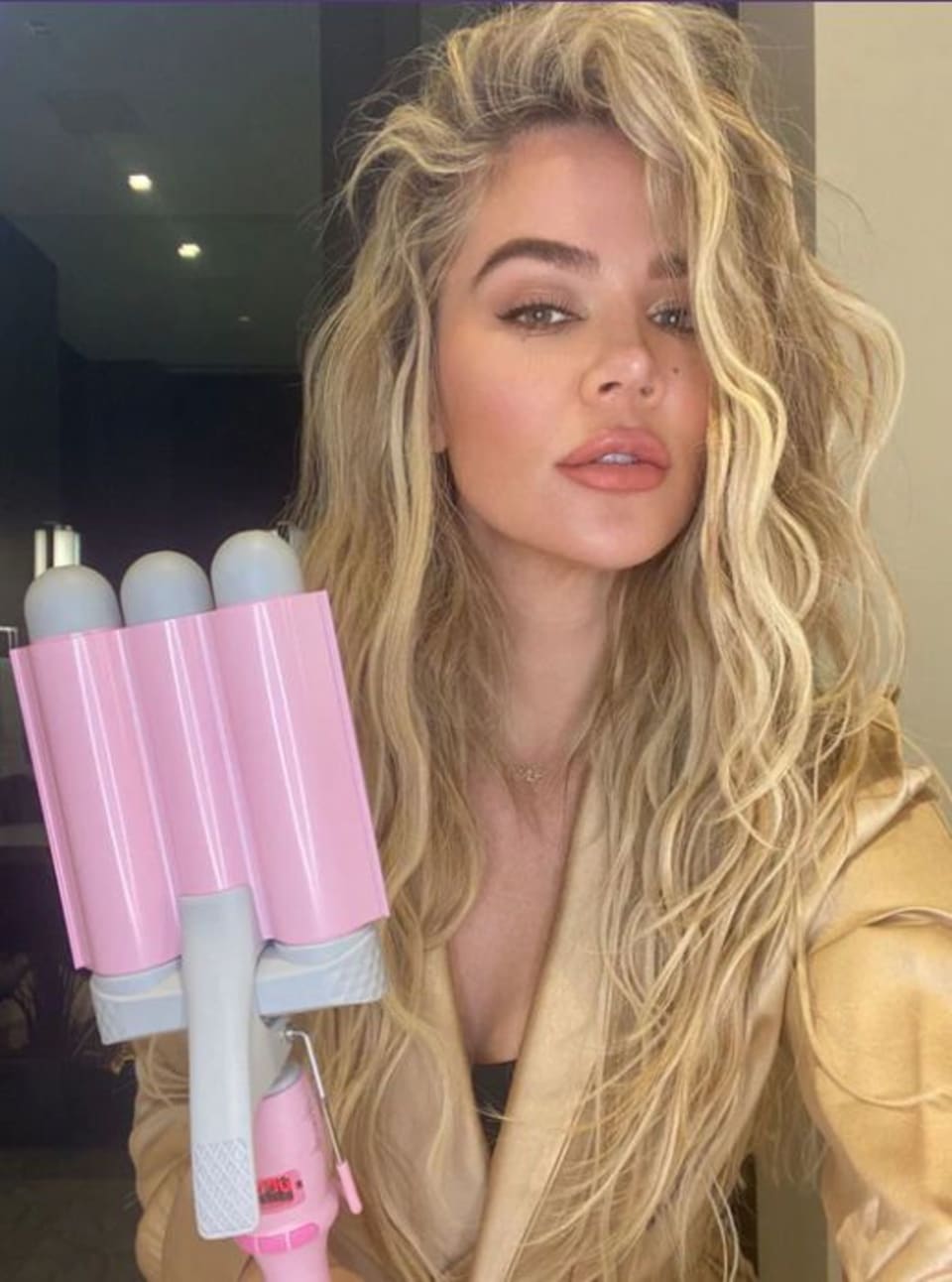 Mermade Pro Hair Waver - 32mm Pink