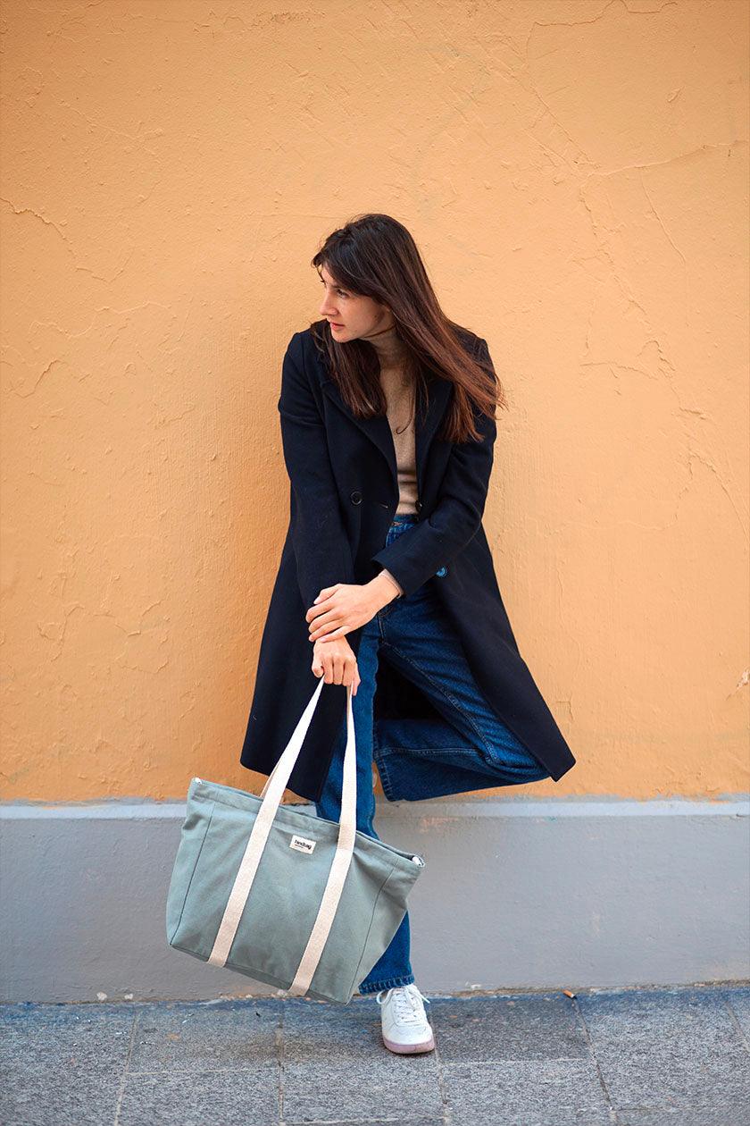 Cesar tote bag - Sage