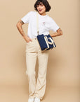 Louise mini tote - Navy