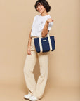 Louise mini tote - Navy