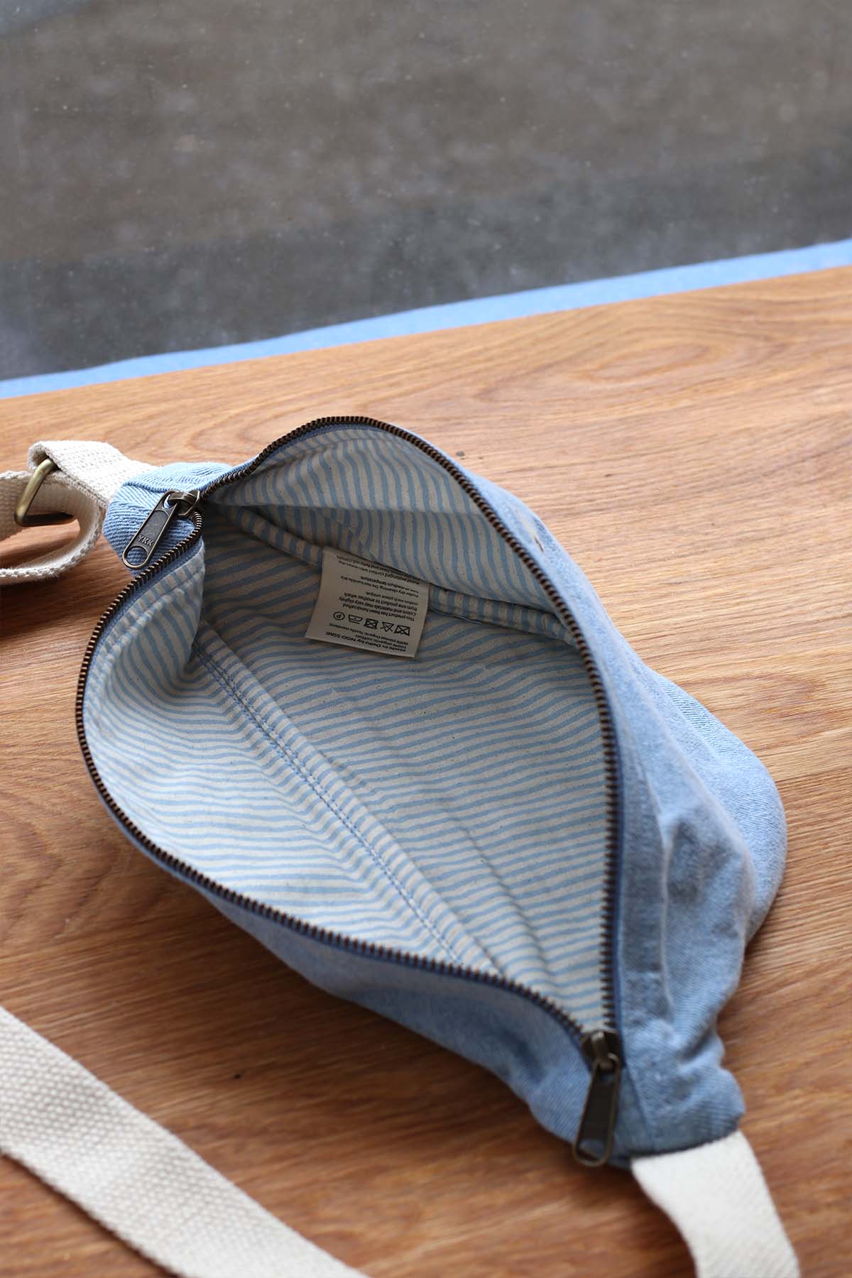 Olivia fanny pack - Blue Denim