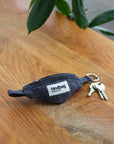 Côme banana keychain - Gray Denim