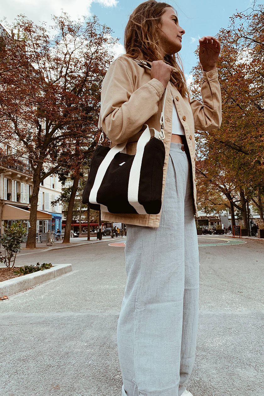 Louise mini tote - Black