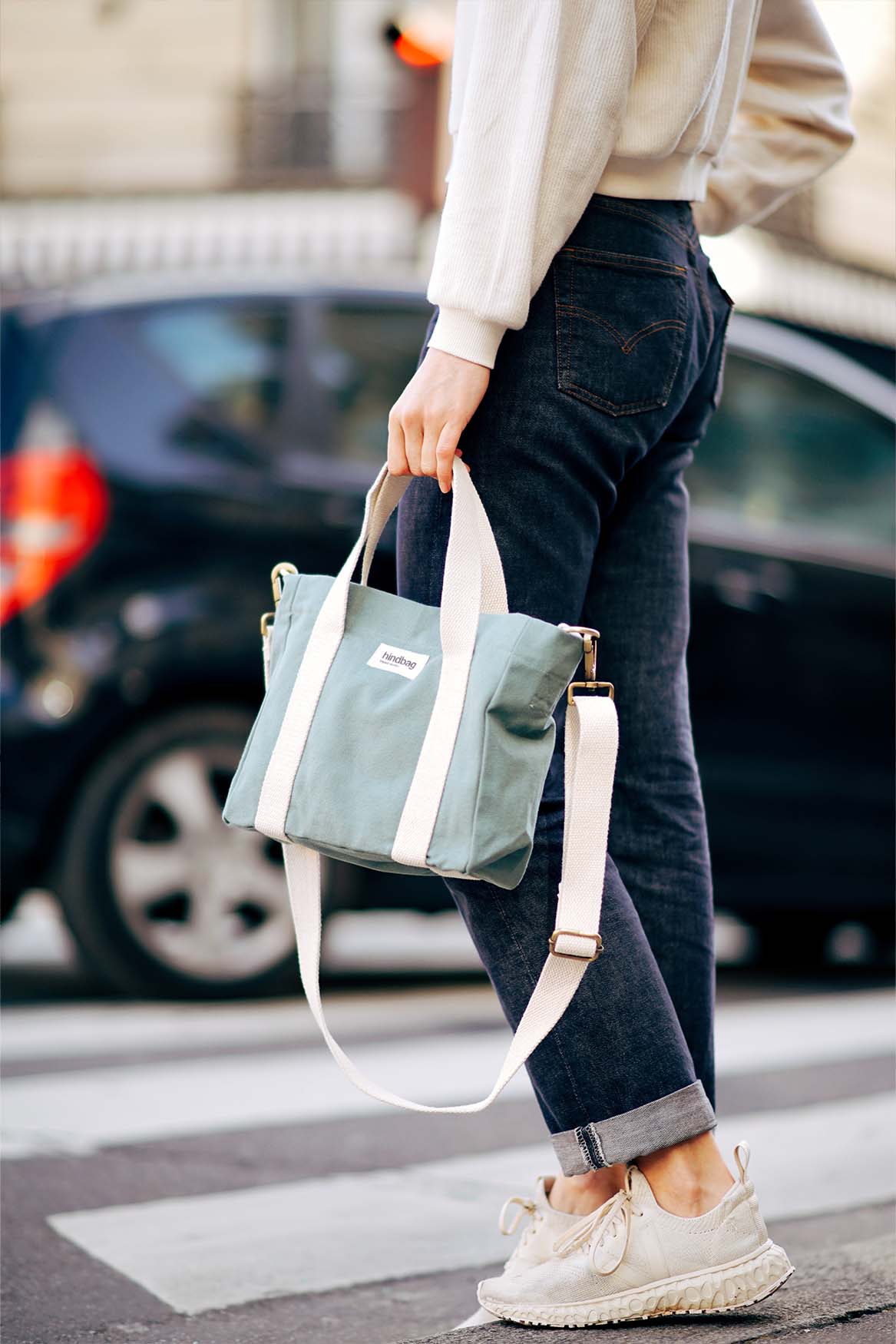Louise mini tote - Sage