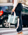 Louise mini tote - Sage