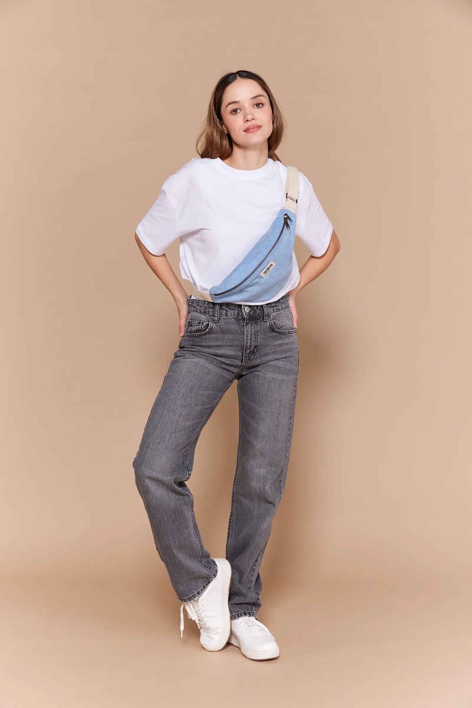 Olivia fanny pack - Blue Denim