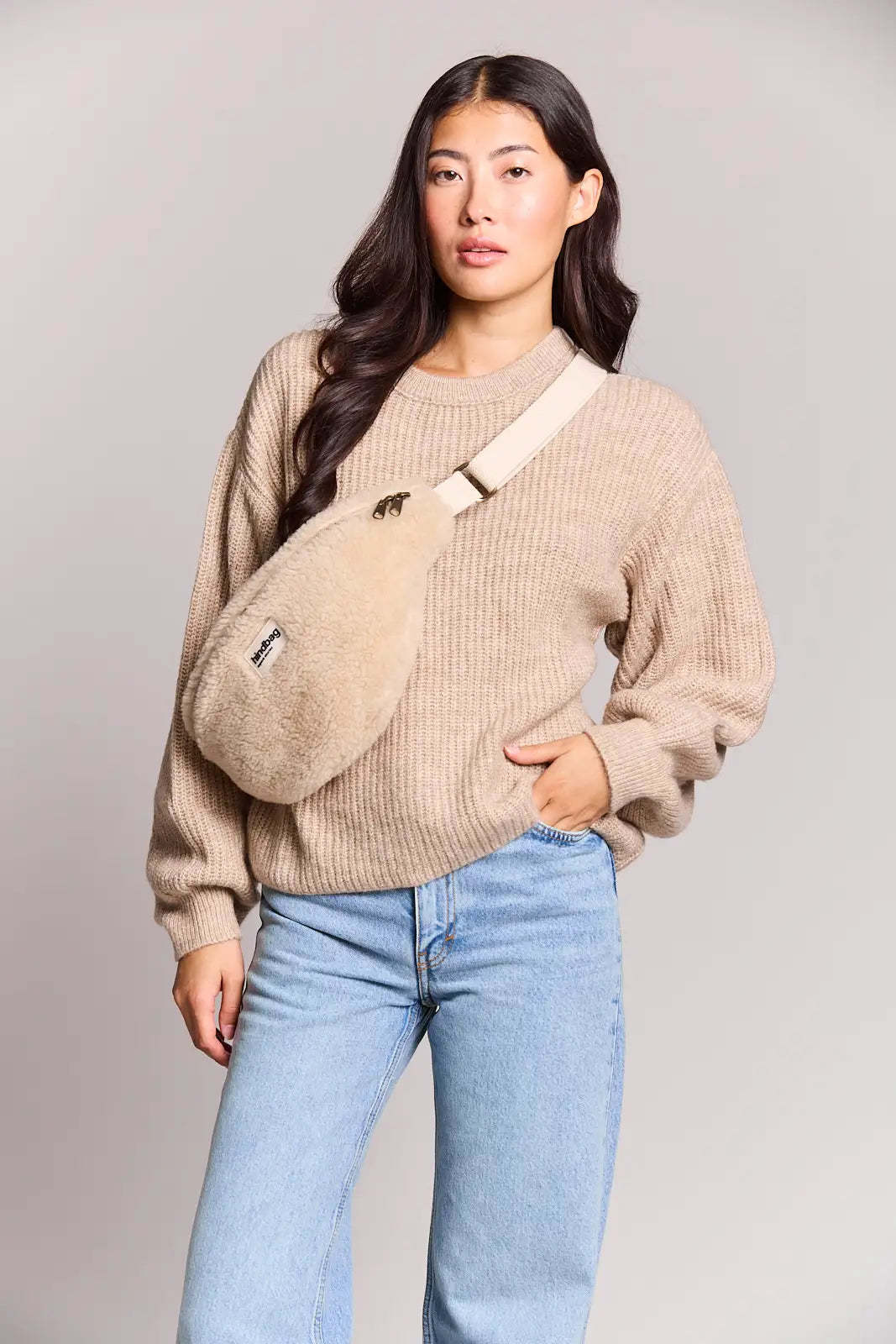 Sasha fanny pack - Teddy Beige