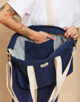 Cesar tote bag - Navy